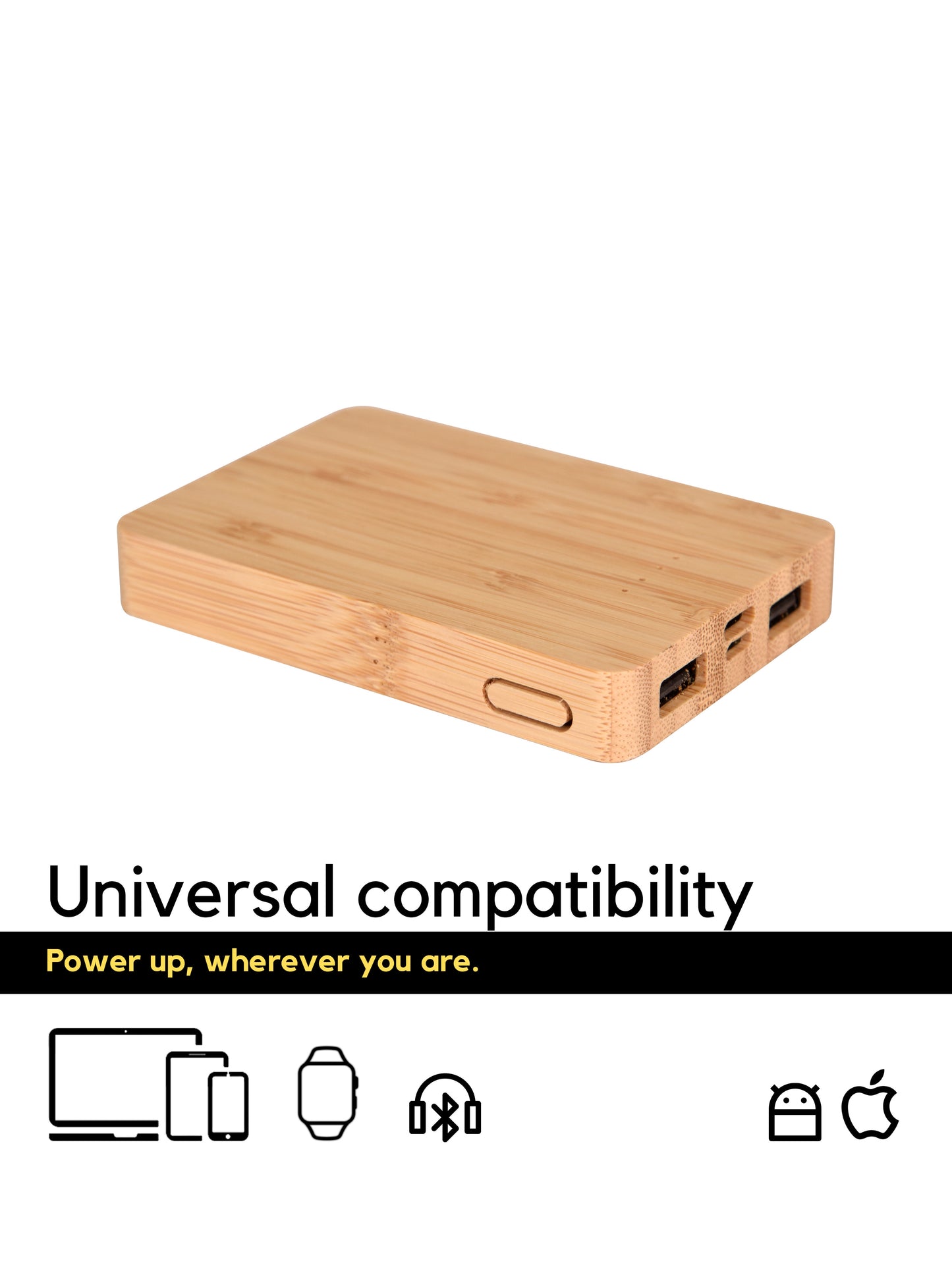 5000mAh Bamboo Power bank