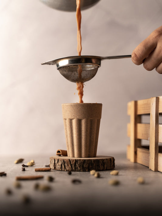 Rice Husk Cutting Chai Cups