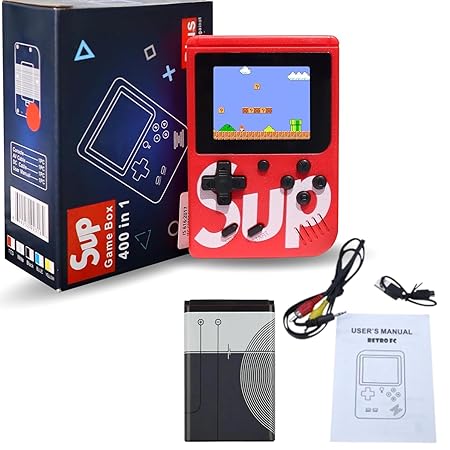 SUP NostalgiaBox - USB Rechargeable with 400 Games | 8-Bit Legend | Use code "PREPAID" for 100INR FLAT DISCOUNT 🎁