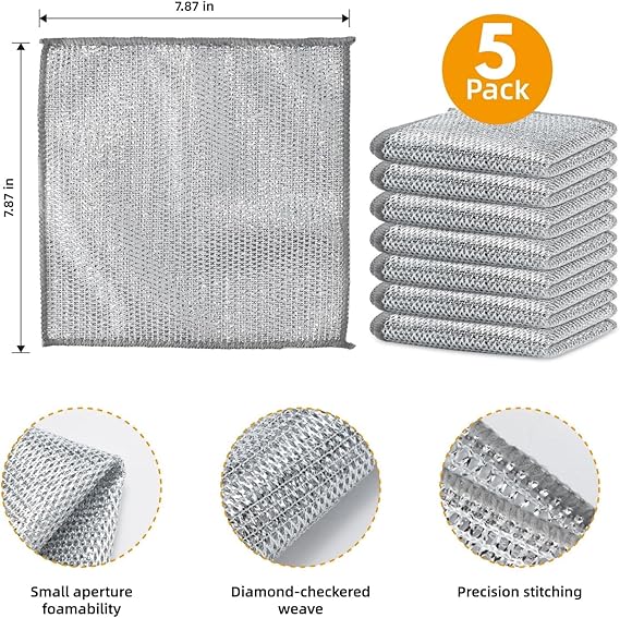 Scratch Free - SCRUBBER CLOTH - (Buy 5 Get 5 Free)😍