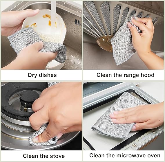 Scratch Free - SCRUBBER CLOTH - (Buy 5 Get 5 Free)😍