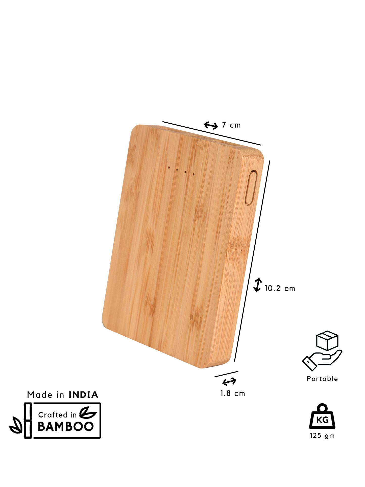 5000mAh Bamboo Power bank